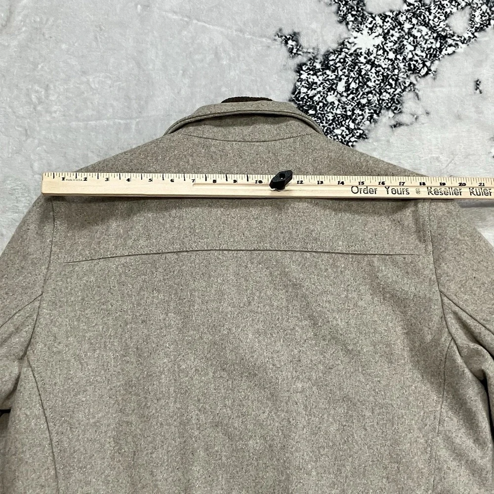 Michael Michael Kors Wool Blend Utility Jacket Mens Size‎ Medium Beige